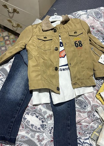 Mavi Erkek Bebek Tulum, Uzun Kollu, Örgü Detaylı - Görsel 13