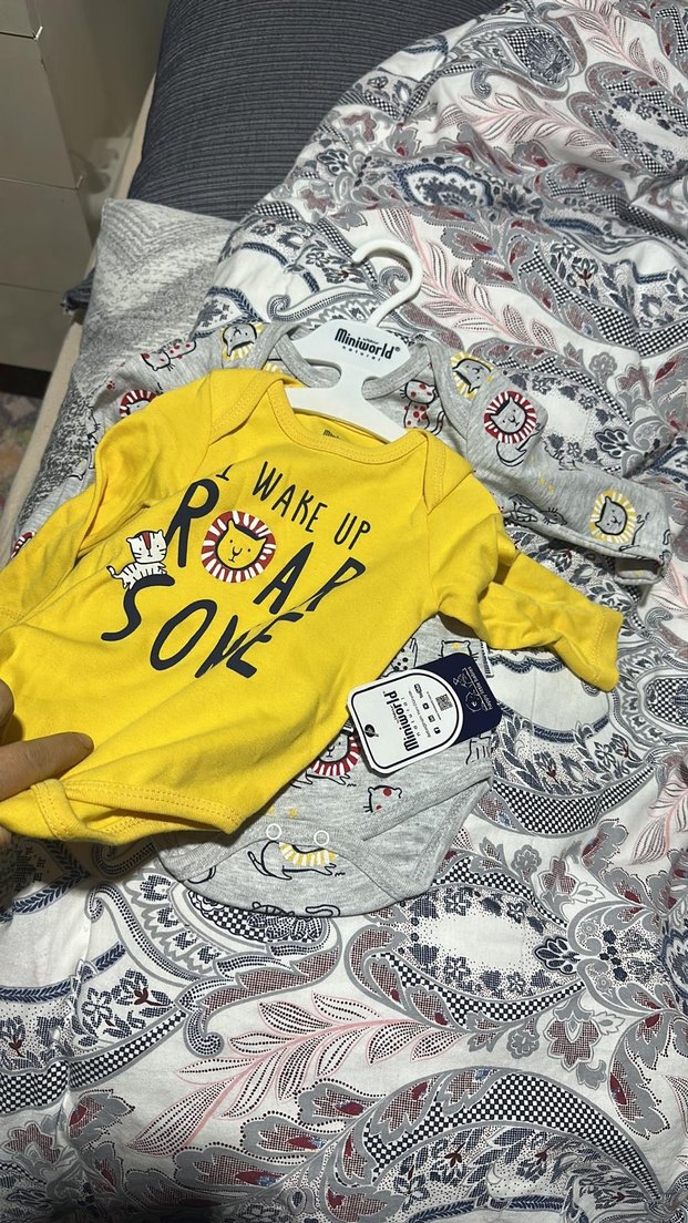 Mavi Erkek Bebek Tulum, Uzun Kollu, Örgü Detaylı - Görsel 2