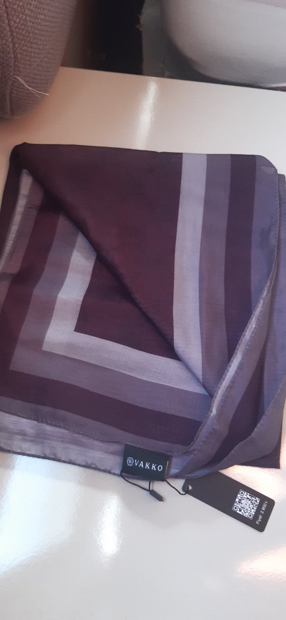 Bej Kadın eşarp Fular - Görsel 3