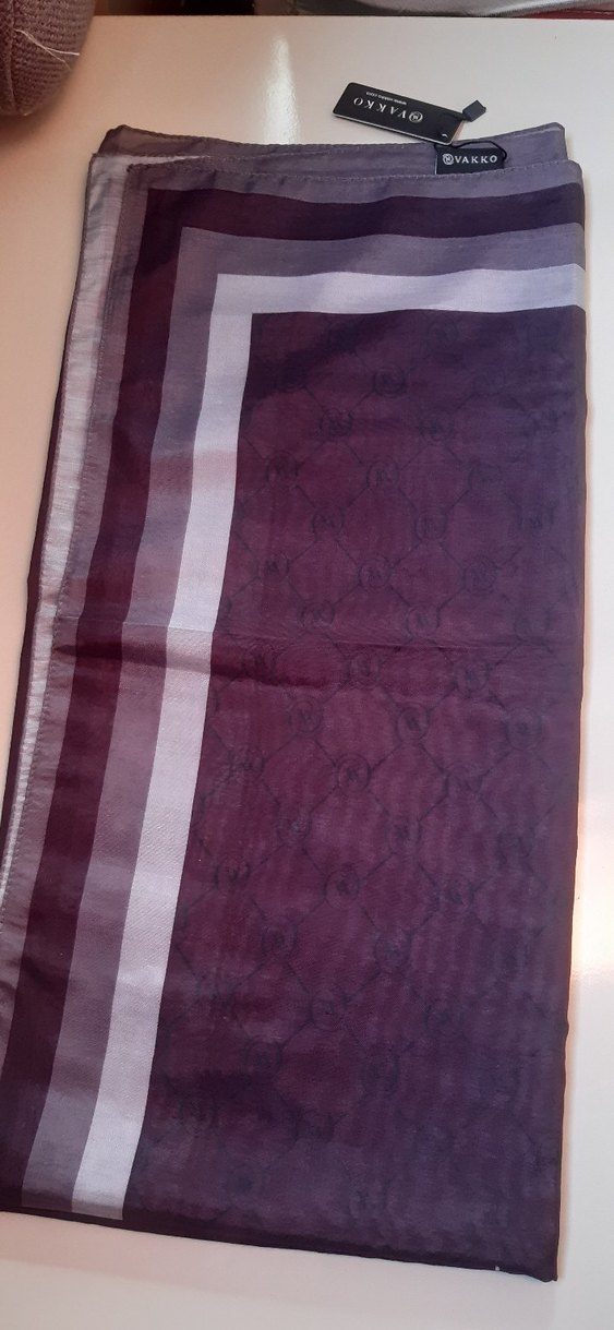 Bej Kadın eşarp Fular - Görsel 4