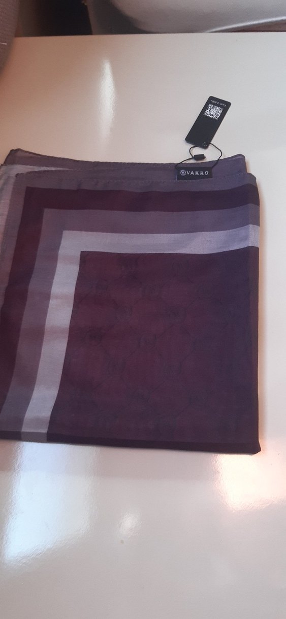 Bej Kadın eşarp Fular - Görsel 5