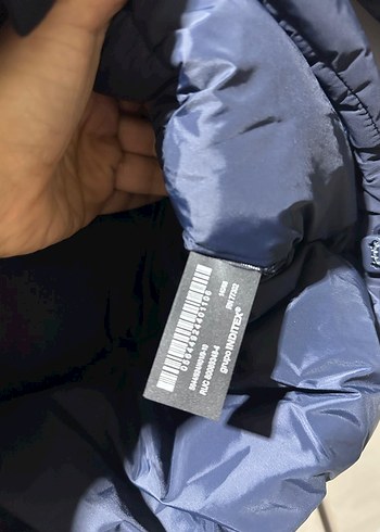 Lacivert Kapüşonlu Fermuarlı çocuk Mont - Görsel 2