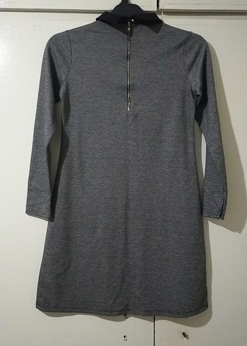 Kadın Uzun Kollu Kısa Elbise - Görsel 3