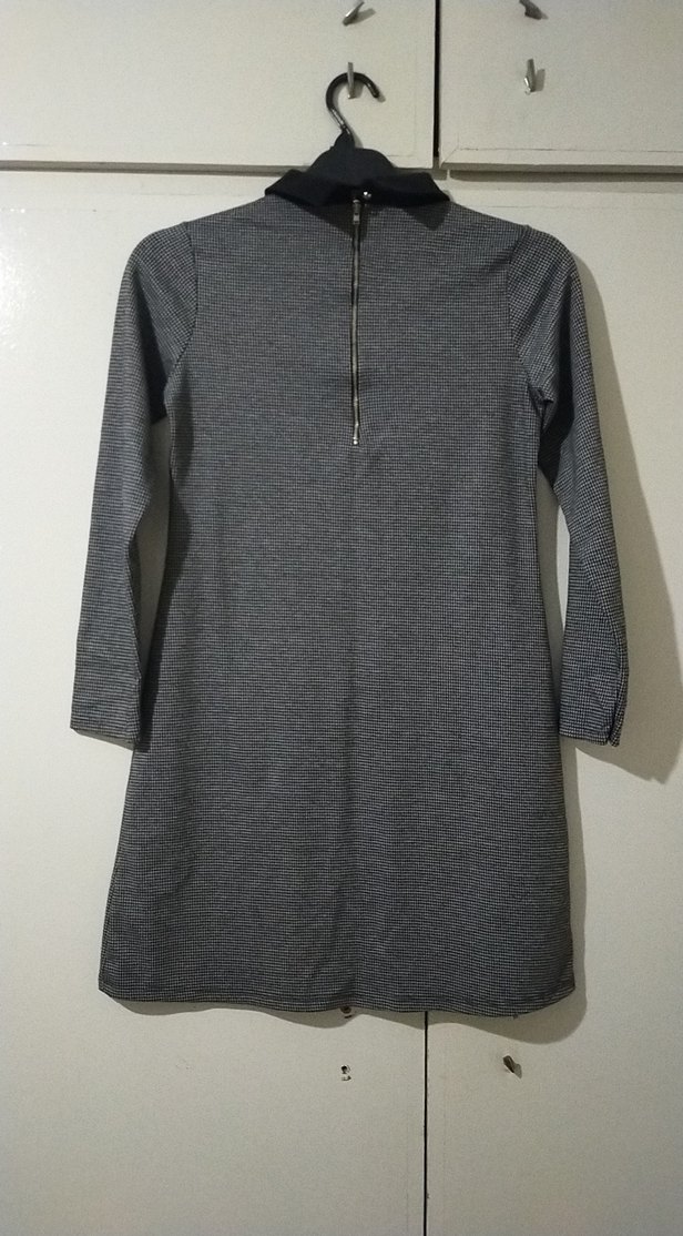 Kadın Uzun Kollu Kısa Elbise - Görsel 3