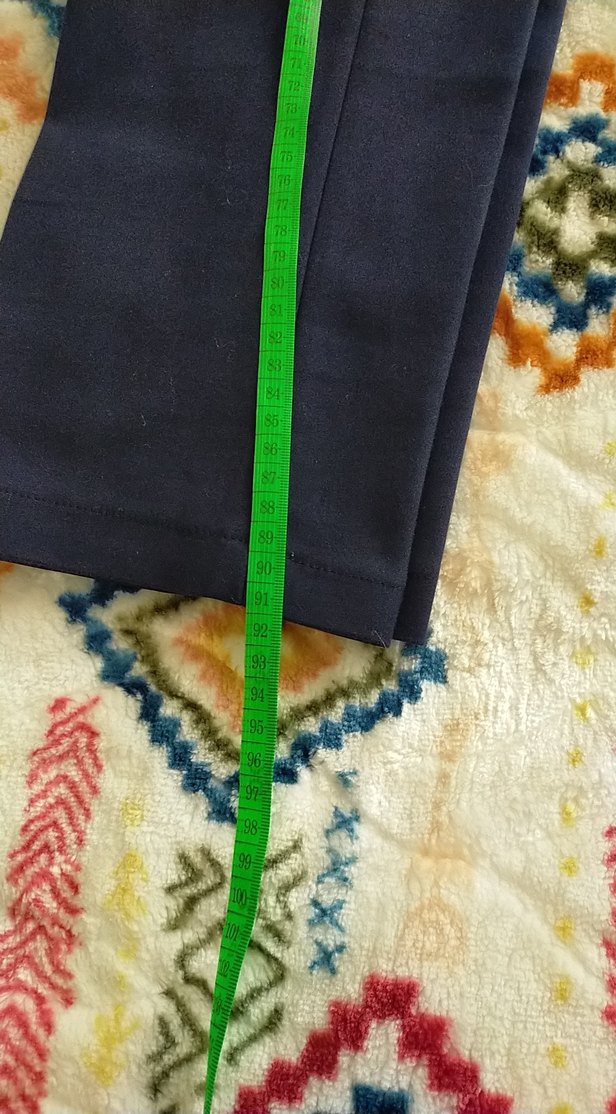 Kadın Lacivert Kumaş Pantolon - Görsel 3