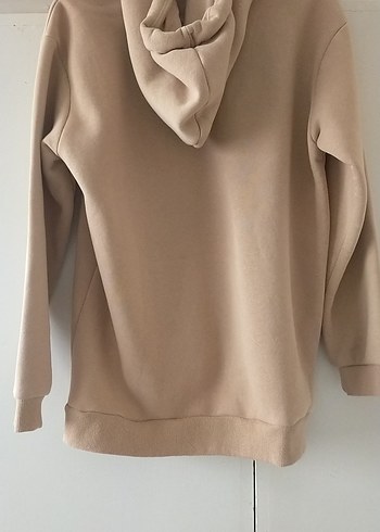 Bej Kadın Oversize Sweatshirt - Görsel 2