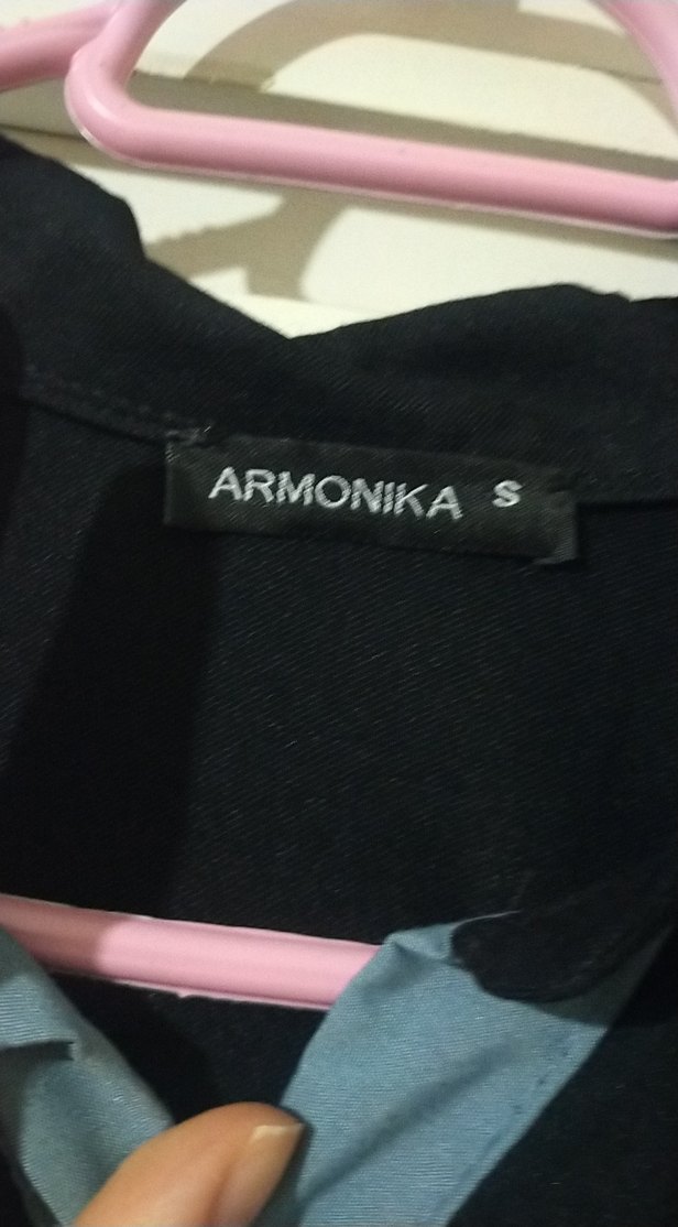 Uzun Kollu, Düğmeli Renkli Desenli Kadın Gömlek - Görsel 3