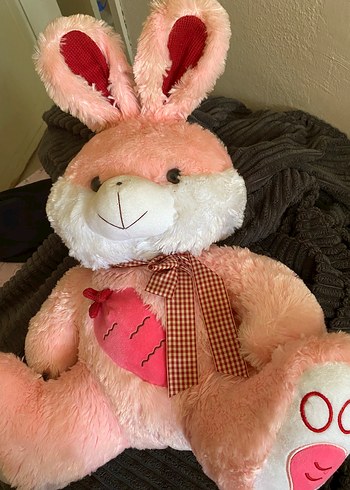 Pembe Peluş Tavşan Oyuncak toyzzshop