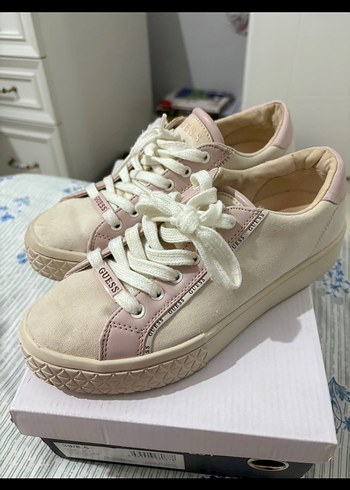 Guess Pembe Bağcıklı Kadın Sneaker
