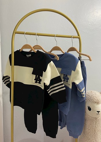 Siyah Erkek Bebek Kapüşonlu Takım 2-5 yaş - Görsel 3