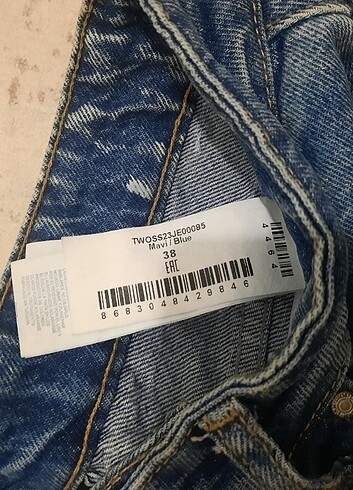 m Beden lacivert Renk Trendyol mom jean