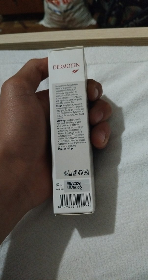 Dermoten Leke Karşıtı Krem 50 ml - Görsel 2