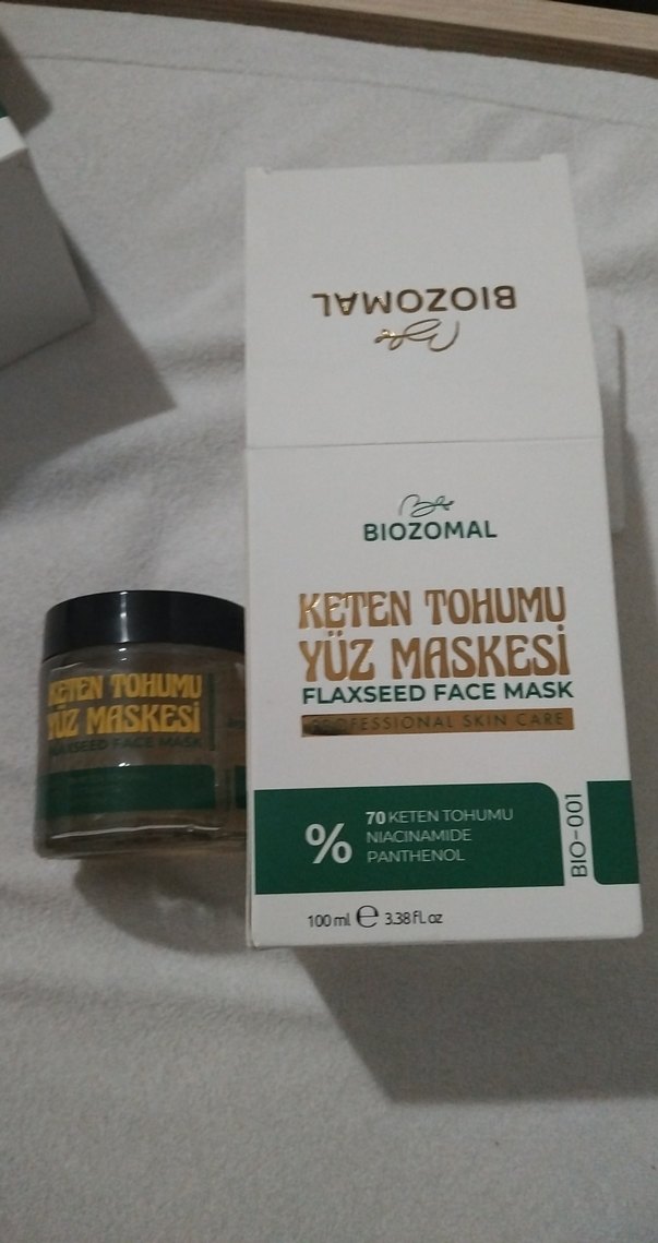 Biozomal Keten Tohumu Yüz Maskesi 100 ml - Görsel 2