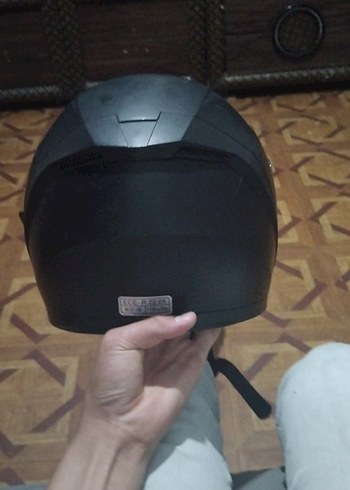 Siyah Kemerli Motosiklet Kaskı - Görsel 4