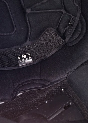 Siyah Kemerli Motosiklet Kaskı - Görsel 9