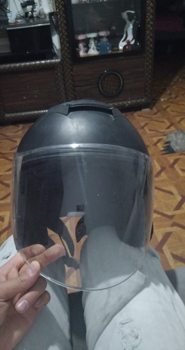 Siyah Kemerli Motosiklet Kaskı - Görsel 2