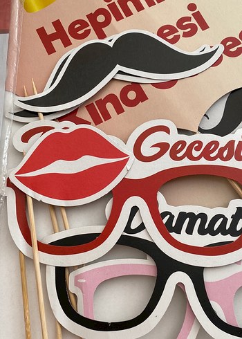 Kına Gecesi Konuşma Balonları 12 Adet - Görsel 4