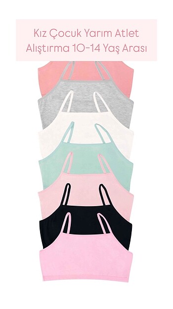 Çocuk Yarım Atlet - Görsel 2