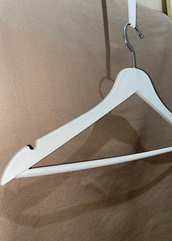 Beyaz Askı, Metal Kancalı - Görsel 6