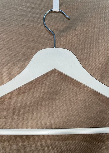 Beyaz Askı, Metal Kancalı - Görsel 3