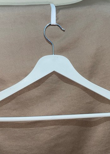 Beyaz Askı, Metal Kancalı - Görsel 4