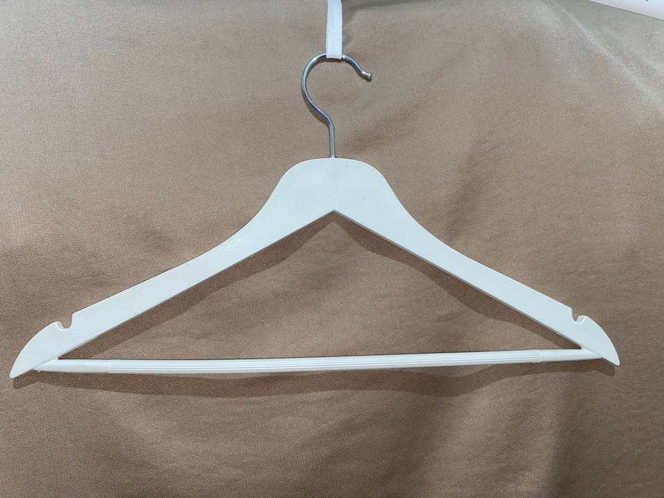 Beyaz Askı, Metal Kancalı - Görsel 5