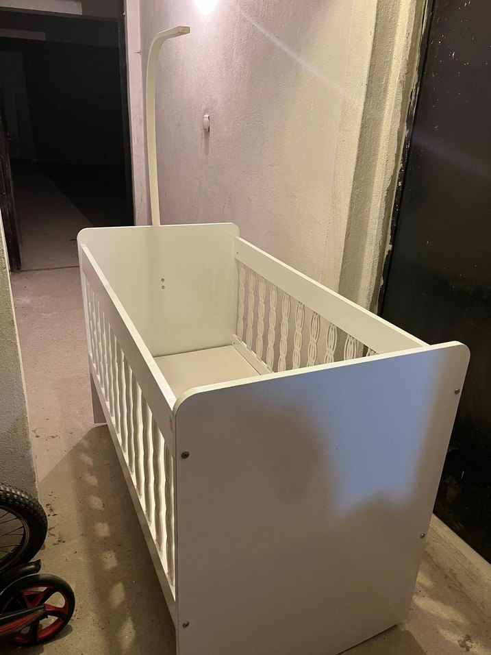 Beyaz Bebek Beşiği - Görsel 3