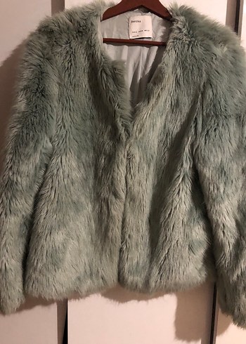 Bohem Midi Taklit Kürk Ceket - Görsel 4