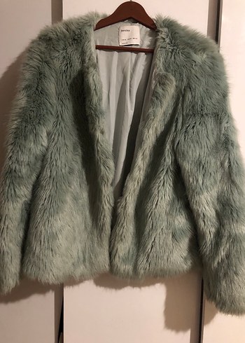 Bohem Midi Taklit Kürk Ceket - Görsel 2