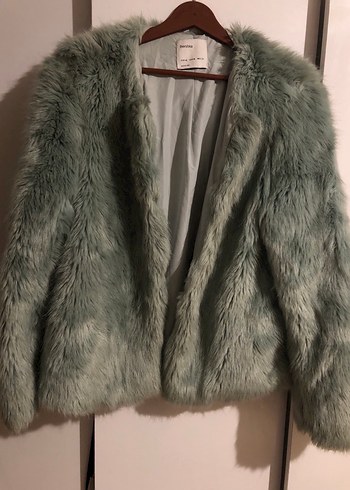 Bohem Midi Taklit Kürk Ceket - Görsel 3