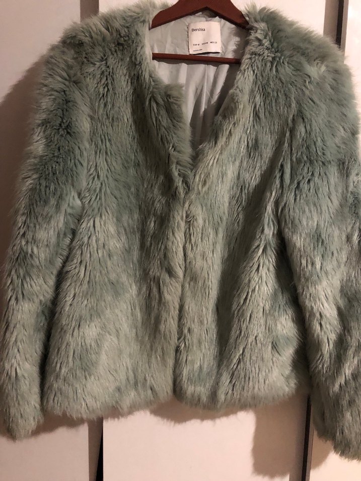 Bohem Midi Taklit Kürk Ceket - Görsel 4