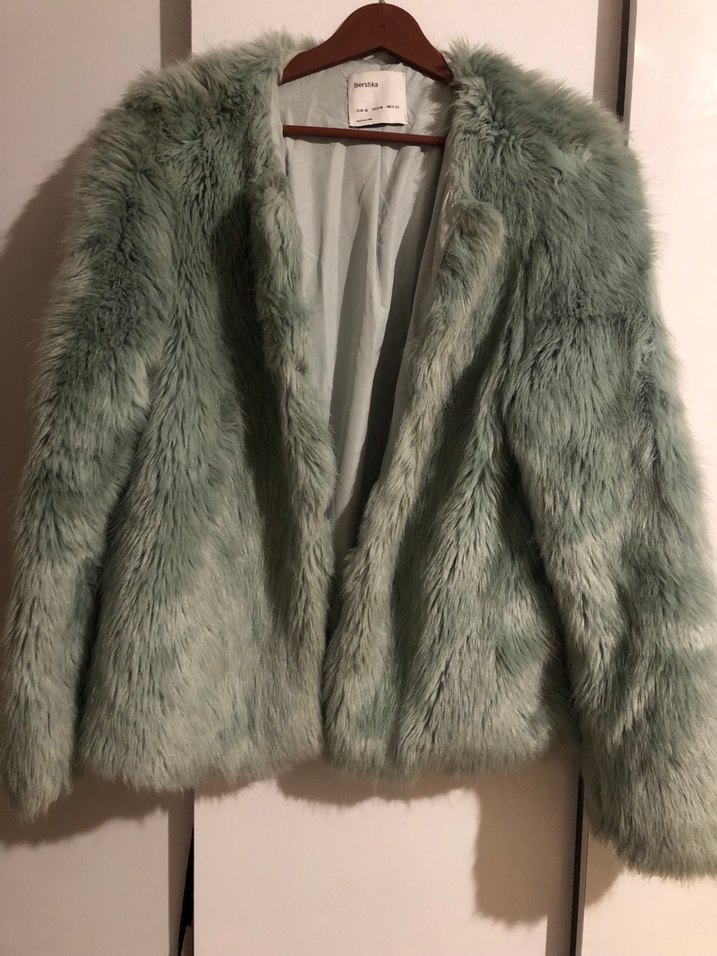 Bohem Midi Taklit Kürk Ceket - Görsel 2