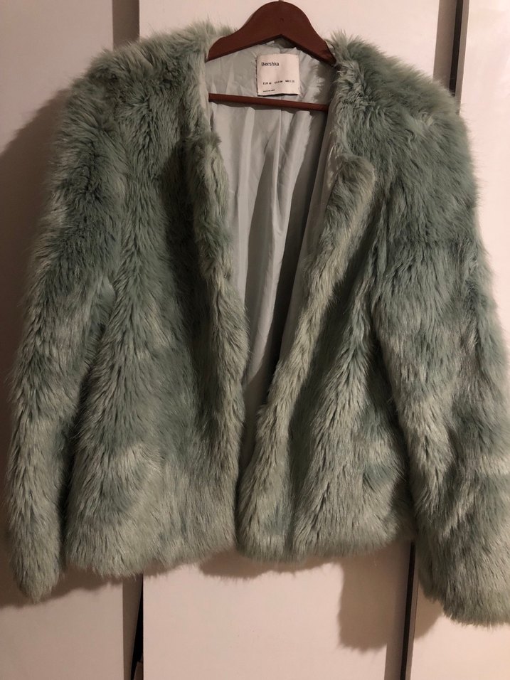 Bohem Midi Taklit Kürk Ceket - Görsel 3