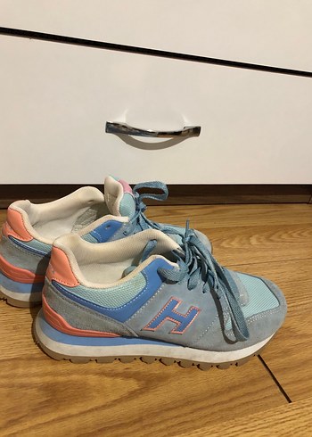 Mavi Kadın Spor Ayakkabı Velcro Detaylı - Görsel 2