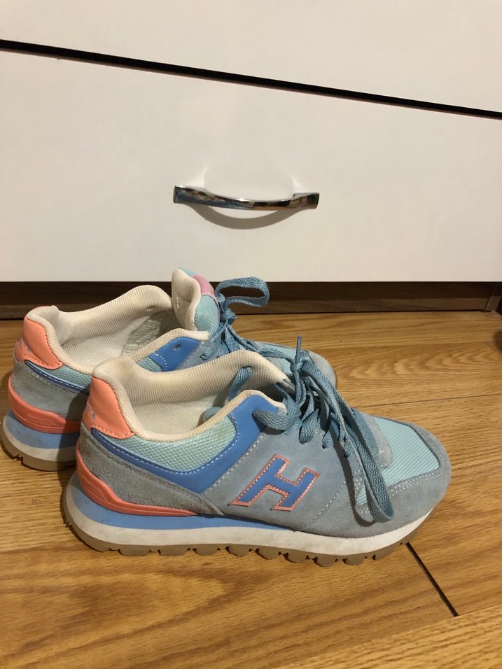 Mavi Kadın Spor Ayakkabı Velcro Detaylı - Görsel 2