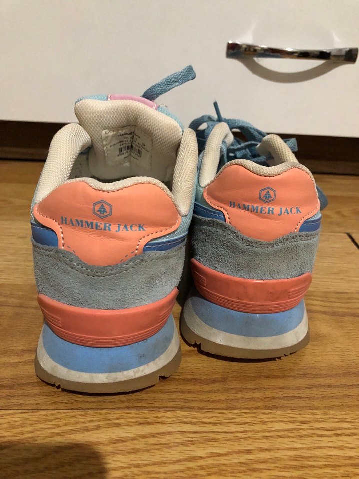 Mavi Kadın Spor Ayakkabı Velcro Detaylı - Görsel 4