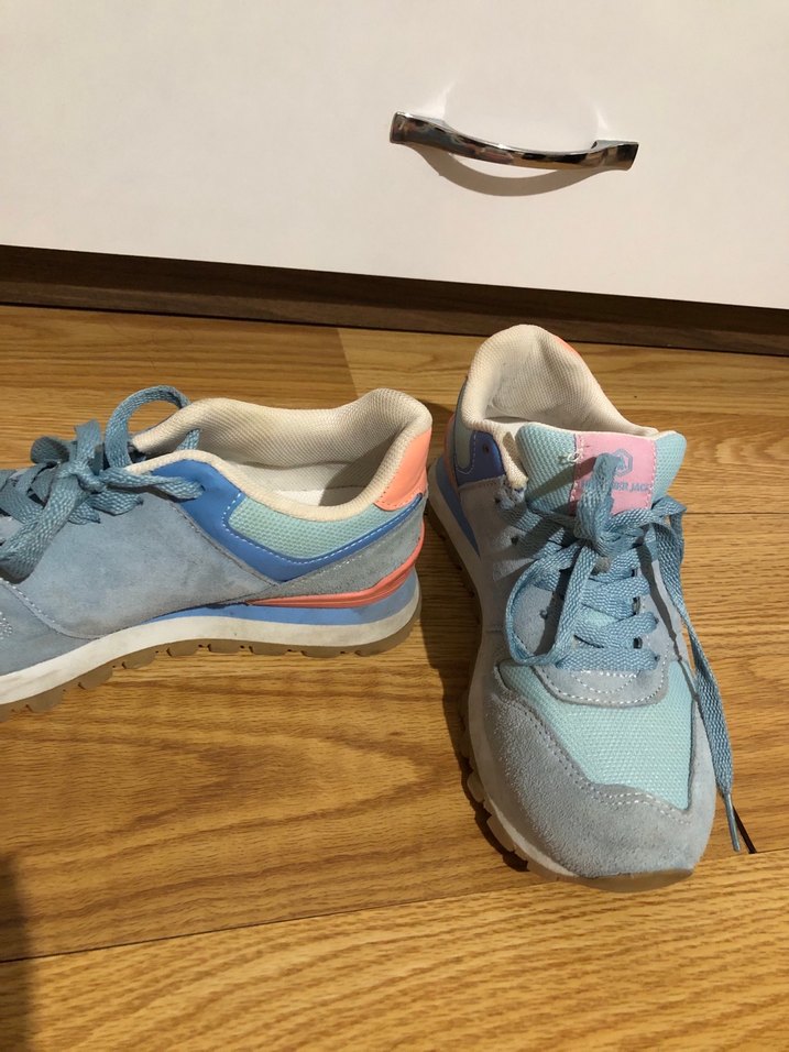 Mavi Kadın Spor Ayakkabı Velcro Detaylı - Görsel 3