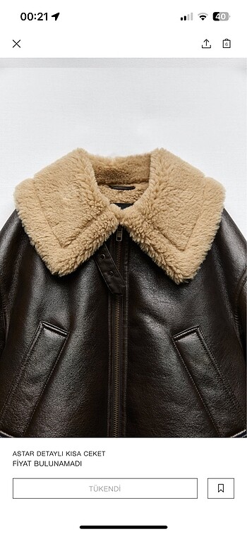 Zara biker ceket