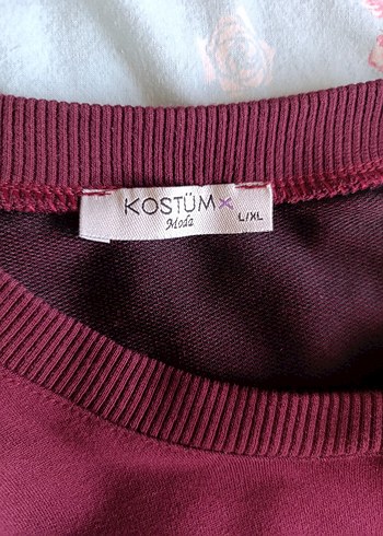 Bordo Piliseli Hamile Bluzu Uzun Kollu - Görsel 4