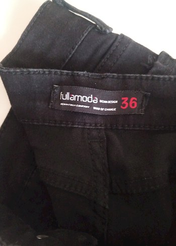 Diğer Fullamoda Siyah Denim Pantolon Sehir Stili Ve Rahatlik