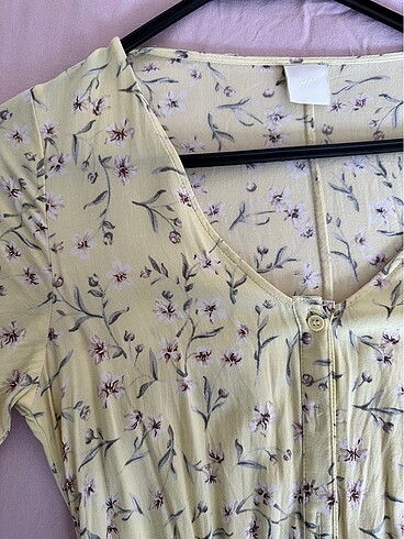 H&M Elbise Çiçek Desenli