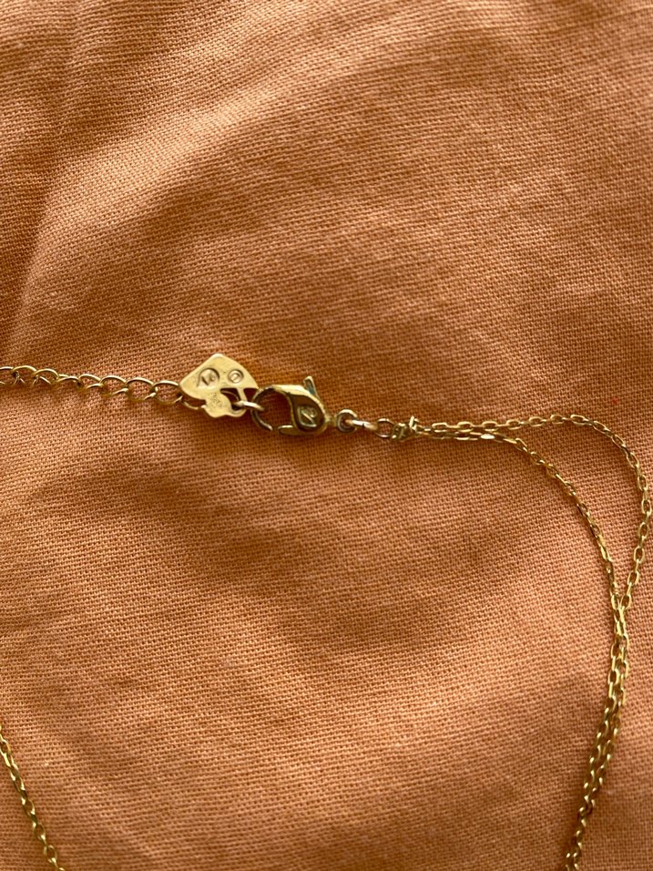 Swarovski Rose İki Sıralı Zincir Kolye - Görsel 5