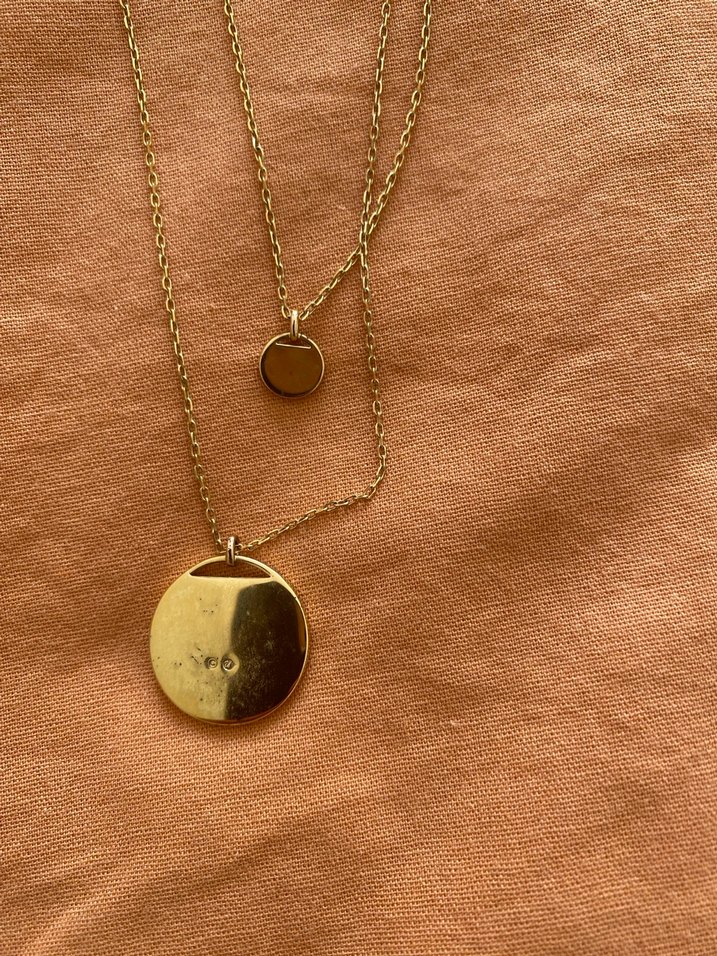 Swarovski Rose İki Sıralı Zincir Kolye - Görsel 4