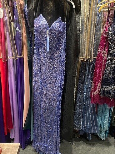 Mezuniyet düğün abiye payetli - Görsel 5