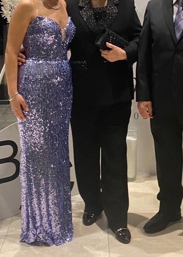 Mezuniyet düğün abiye payetli - Görsel 2