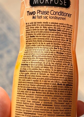 Morfose Süt & Bal İki Fazlı Saç Kremi - Görsel 2