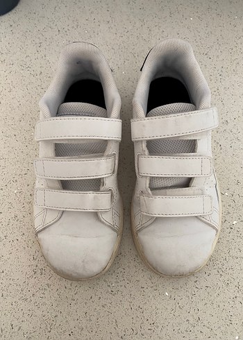 Gri Beyaz Erkek Çocuk Spor Ayakkabısı adidas - Görsel 3