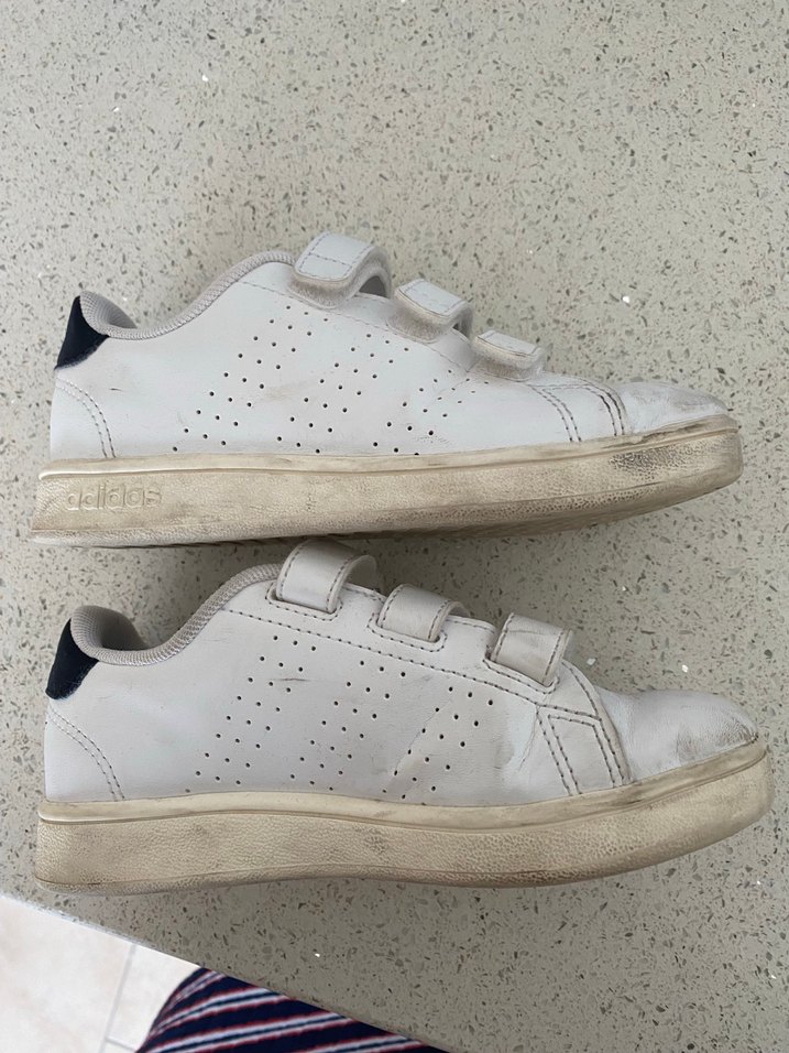 Gri Beyaz Erkek Çocuk Spor Ayakkabısı adidas - Görsel 2