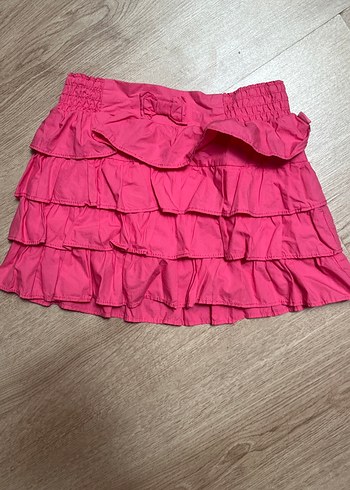 LC Waikiki Kız Çocuk Pembe Fırfırlı Etek