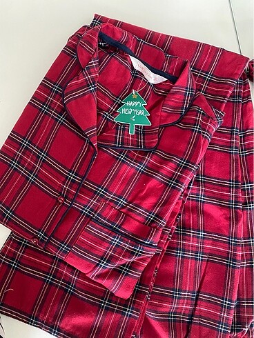 xxl Beden bordo Renk Lcw yılbaşı temalı pijama